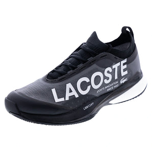 Men's AG-LT25 Lite Tennis Shoes Black,Footwear,Lacoste,Black,7,Tennis Express,52SMA0180-02HF26copy