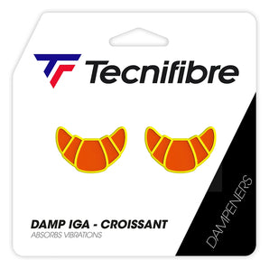 TF Croissant IG Dampener 2 Pack,Accessories,Tecnifibre,Orange,One Size,Tennis Express,53CROIIGDA