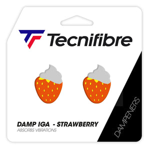 TF Strawberry IG Dampener 2 Pack,Accessories,Tecnifibre,Orange,One Size,Tennis Express,53FRAIIGDA