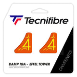 TF Eiffel Tower IG Dampener 2 Pack,Accessories,Tecnifibre,Orange,One Size,Tennis Express,53TOURIGDA