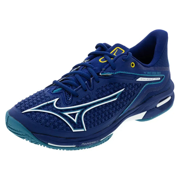 Men's Wave Exceed Tour 6 Tennis Shoes Bellwether Blue and Men's Wave Exceed Tour 6 Tennis Shoes Bellwether Blue and