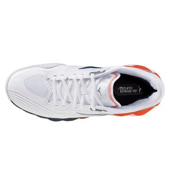 Men's Wave Enforce Tour 2 AC Tennis Shoes White and Insignia Blue,Footwear,Mizuno,,,Tennis Express,550094-005A-3