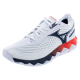 Men's Wave Enforce Tour 2 AC Tennis Shoes White and Insignia Blue,Footwear,Mizuno,White/Insignia Blue,7,Tennis Express,550094-005Acopy