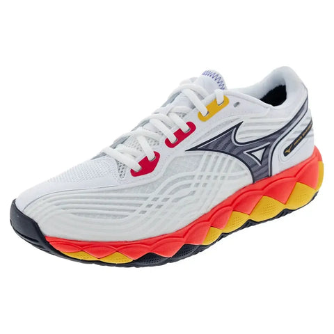 Men's Wave Enforce Tour 2 AC Tennis Shoes White and Baritone Blue