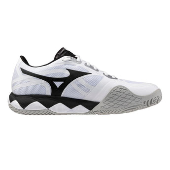 Men's Wave Enforce Tour 2 Tennis Shoes White and Black,Footwear,Mizuno,,,Tennis Express,550094-0090B-1