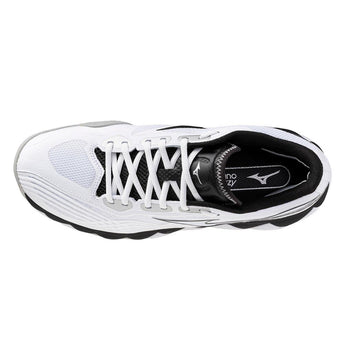 Men's Wave Enforce Tour 2 Tennis Shoes White and Black,Footwear,Mizuno,,,Tennis Express,550094-0090B-2