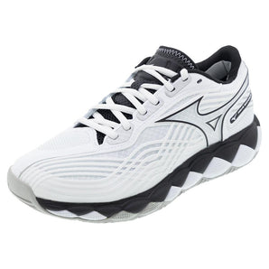 Men's Wave Enforce Tour 2 Tennis Shoes White and Black,Footwear,Mizuno,7,White,Tennis Express,550094-0090B_6a1ab50e-5d1f-40db-83f9-807a3a1d294e