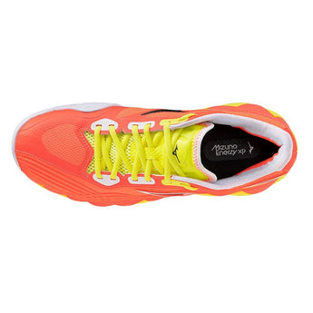 Men's Wave Enforce Tour 2 AC Tennis Shoes Lava Orange and White,Footwear,Mizuno,,,Tennis Express,550094-2500-2