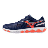 Men's Wave Enforce Tour 2 AC Tennis Shoes Beacon Blue and White,Footwear,Mizuno,Beacon Blue/White,7,Tennis Express,550094-5T00-1