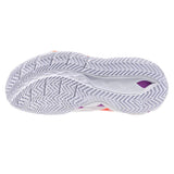 Women's Wave Enforce Tour 2 AC Tennis Shoes White and Lava Orange,Footwear,Mizuno,,,Tennis Express,550095-0025-4