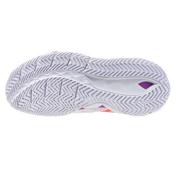 Women's Wave Enforce Tour 2 AC Tennis Shoes White and Lava Orange,Footwear,Mizuno,,,Tennis Express,550095-0025-4
