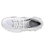 Women's Wave Enforce Tour 2 Tennis Shoes White and Silver-Footwear-Mizuno-550095-0073B-1-Tennis Express