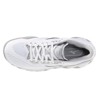Women's Wave Enforce Tour 2 Tennis Shoes White and Silver-Footwear-Mizuno-550095-0073B-1-Tennis Express