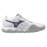 Women's Wave Enforce Tour 2 Tennis Shoes White and Silver-Footwear-Mizuno-550095-0073B-3-Tennis Express