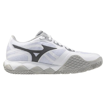 Women's Wave Enforce Tour 2 Tennis Shoes White and Silver-Footwear-Mizuno-550095-0073B-3-Tennis Express