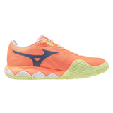 Women's Wave Enforce Tour 2 AC Tennis Shoes Flamingo Coral and Wild Wind,Footwear,Mizuno,,,Tennis Express,550095-1B6S-1