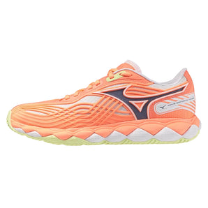 Women's Wave Enforce Tour 2 AC Tennis Shoes Flamingo Coral and Wild Wind,Footwear,Mizuno,Flamingo Coral/Wild Wind,6,Tennis Express,550095-1B6S
