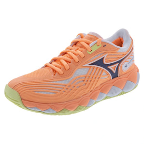 Women's Wave Enforce Tour 2 AC Tennis Shoes Flamingo Coral and Wild Wind,Footwear,Mizuno,Flamingo Coral/Wild Wind,6,Tennis Express,550095-1B6Scopy