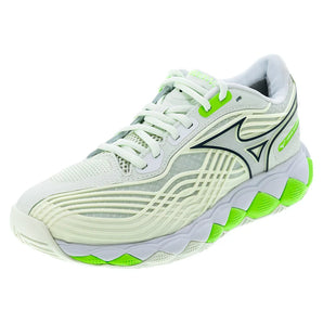 Women's Wave Enforce Tour 2 AC Tennis Shoes Phantom Green and Glowing Apple,Footwear,Mizuno,Phantom Green/Glowing Apple,6,Tennis Express,550095-4F49copy