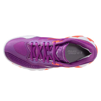 Women's Wave Enforce Tour 2 AC Tennis Shoes Dahlia and White,Footwear,Mizuno,,,Tennis Express,550095-6L00-2webp