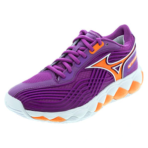 Women's Wave Enforce Tour 2 AC Tennis Shoes Dahlia and White,Footwear,Mizuno,Dahlia/White,6,Tennis Express,550095-6L00copy