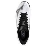 Men's Wave Exceed Court AC Tennis Shoes White and Black-Footwear-Mizuno-550112-0090F25-3-Tennis Express