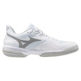 Women's Wave Exceed Court AC Tennis Shoes White and Ultimate Grey-Footwear-Mizuno-550113-00UGF25-2-Tennis Express