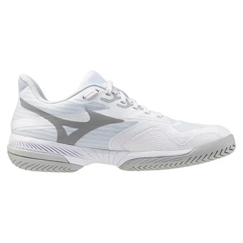 Women's Wave Exceed Court AC Tennis Shoes White and Ultimate Grey-Footwear-Mizuno-550113-00UGF25-2-Tennis Express