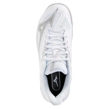 Women's Wave Exceed Court AC Tennis Shoes White and Ultimate Grey-Footwear-Mizuno-550113-00UGF25-3-Tennis Express