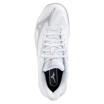 Women's Wave Exceed Court AC Tennis Shoes White and Ultimate Grey-Footwear-Mizuno-550113-00UGF25-3-Tennis Express