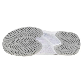 Women's Wave Exceed Court AC Tennis Shoes White and Ultimate Grey-Footwear-Mizuno-550113-00UGF25-5-Tennis Express