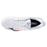 Men's Wave Exceed Tour 7 AC Tennis Shoes White and Insignia Blue,Footwear,Mizuno,,,Tennis Express,550118-005A-2