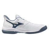 Men's Wave Exceed Tour 7 Clay Tennis Shoes White and China Blue-Footwear-Mizuno-, [current_file_name-Tennis Express