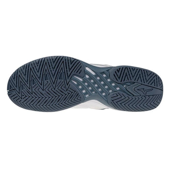 Men's Wave Exceed Tour 7 Clay Tennis Shoes White and China Blue-Footwear-Mizuno-, [current_file_name-Tennis Express