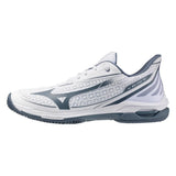 Men's Wave Exceed Tour 7 AC Tennis Shoes White and China Blue-Footwear-Mizuno-White/China Blue-7, [current_file_name-Tennis Express