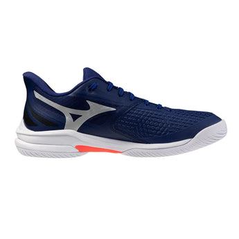 Men's Wave Exceed Tour 7 AC Tennis Shoes Beacon Blue and White,Footwear,Mizuno,,,Tennis Express,550118-5T00-1