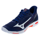 Men's Wave Exceed Tour 7 AC Tennis Shoes Beacon Blue and White,Footwear,Mizuno,Beacon Blue/White,7,Tennis Express,550118-5T00copy