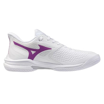 Women's Wave Exceed Tour 7 AC Tennis Shoes White and Dahlia,Footwear,Mizuno,,,Tennis Express,550119-006L-1