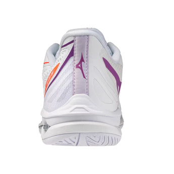 Women's Wave Exceed Tour 7 AC Tennis Shoes White and Dahlia,Footwear,Mizuno,,,Tennis Express,550119-006L-3