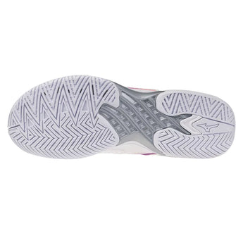 Women's Wave Exceed Tour 7 AC Tennis Shoes White and Dahlia,Footwear,Mizuno,,,Tennis Express,550119-006L-4
