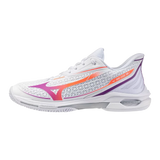 Women's Wave Exceed Tour 7 AC Tennis Shoes White and Dahlia,Footwear,Mizuno,,,Tennis Express,550119-006L-x_20946aba-93a4-43d2-b4bb-a55558b447ca