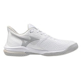 Women's Wave Exceed Tour 7 AC Tennis Shoes White and Harbor Mist-Footwear-Mizuno-, [current_file_name-Tennis Express