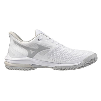 Women's Wave Exceed Tour 7 Clay Court Tennis Shoes White and Harbor Mist-Footwear-Mizuno-, [current_file_name-Tennis Express