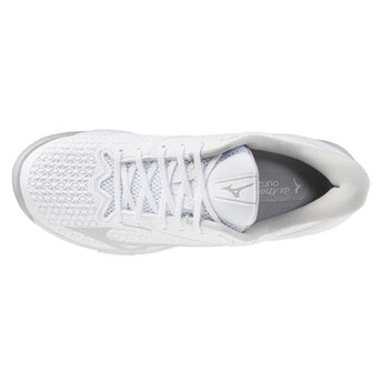 Women's Wave Exceed Tour 7 Clay Court Tennis Shoes White and Harbor Mist-Footwear-Mizuno-, [current_file_name-Tennis Express
