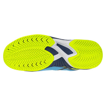 Men's Wave Strike AC Pickleball Shoes Jet Blue and Lightning Yellow-Footwear-Mizuno-550122-JB3F-5-Tennis Express