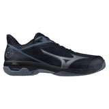 Men's Wave Strike AC Pickleball Shoes Navy Blazer and China Blue-Footwear-Mizuno-550122-NLCL-1-Tennis Express