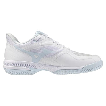 Women's Wave Strike AC Pickleball Shoes White and Ice Water-Footwear-Mizuno-550123-00IW-2-Tennis Express