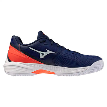 Men's Neo Ace AC Tennis Shoes Beacon Blue and White,Footwear,Mizuno,,,Tennis Express,550125-5T00-2