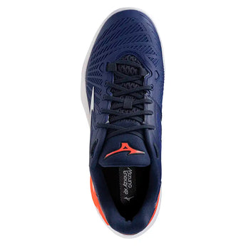 Men's Neo Ace AC Tennis Shoes Beacon Blue and White,Footwear,Mizuno,,,Tennis Express,550125-5T00-3