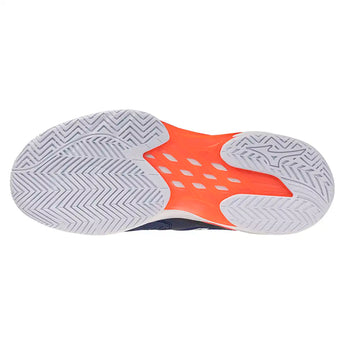 Men's Neo Ace AC Tennis Shoes Beacon Blue and White,Footwear,Mizuno,,,Tennis Express,550125-5T00-5